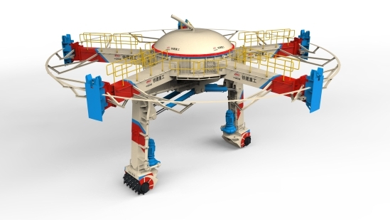 沉井式竖井掘进机